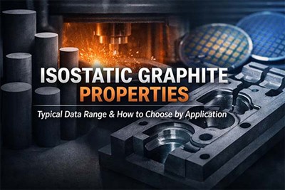 Isostatische grafieteigenschappen: typisch gegevensbereik en keuze per toepas...